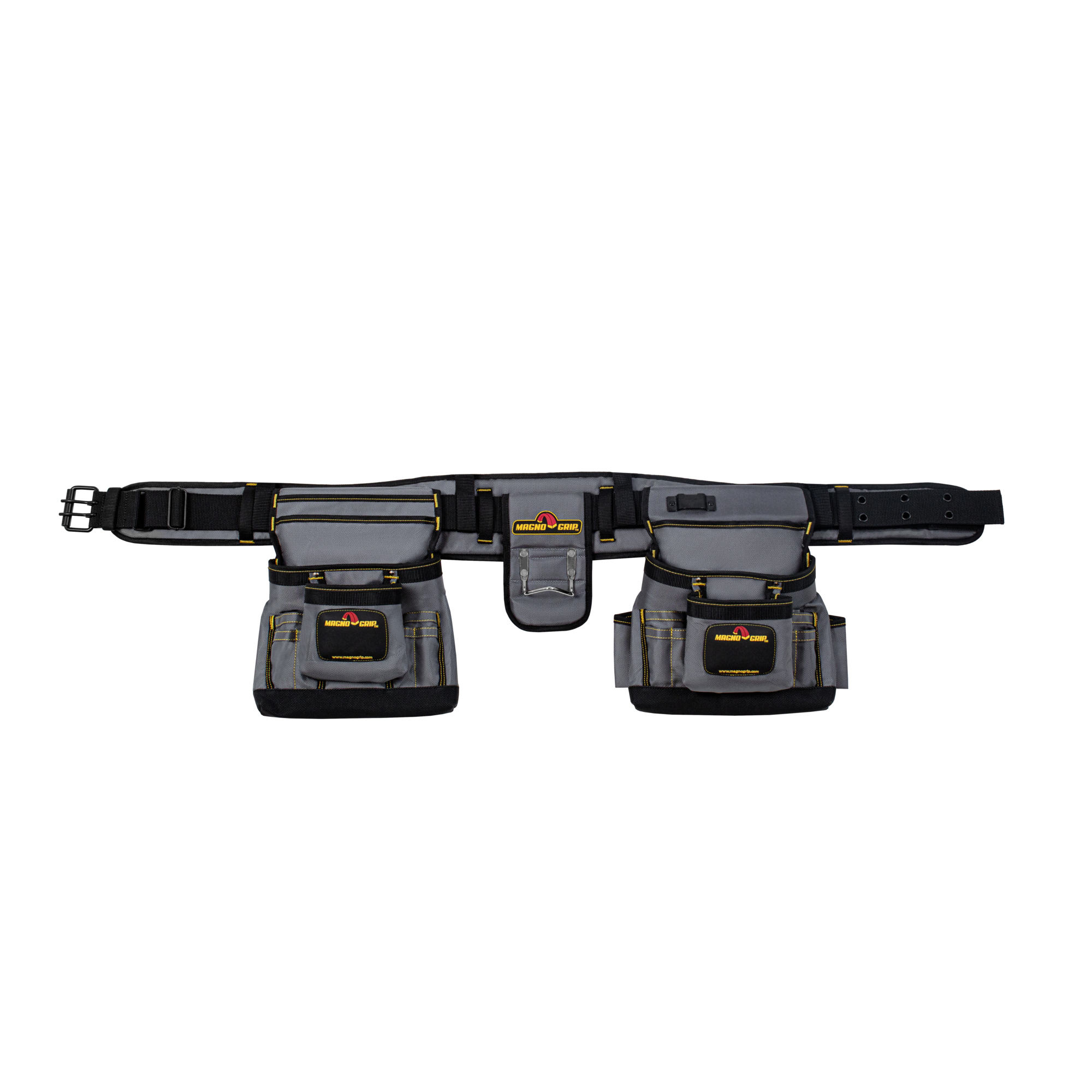 MagnoGrip Inc., 19-Pocket Magnetic Builder's Tool Belt, Color Black, Pockets (qty.) 19 Material Polyester, Model# 002-603